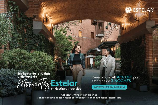 PROMO DESESTRÉSATE “30%OFF⭐ Hotel ESTELAR Suites Jones Bogotá